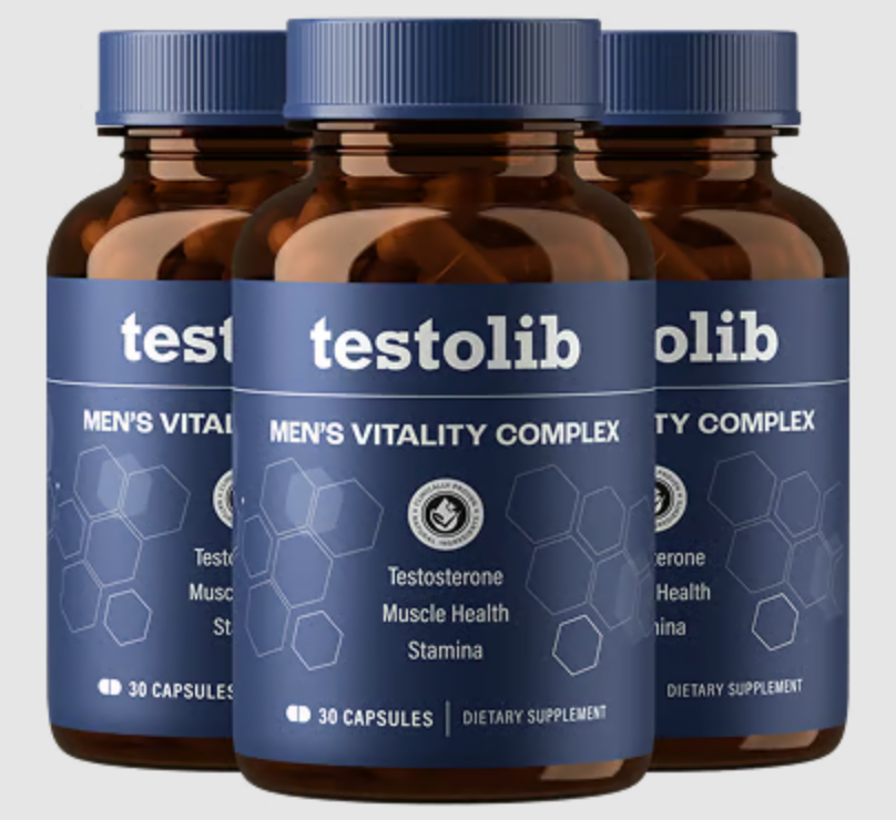 TestoLib Men's Vitality Complex bottle